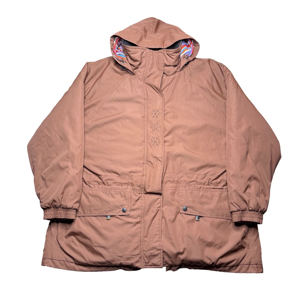 Vintage‎ Beautiful Skier women's brown cold weather ski jacket 26
